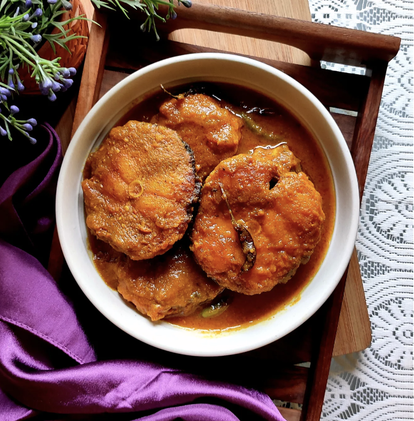 Aar fish curry/ আড় মাছের ঝাল