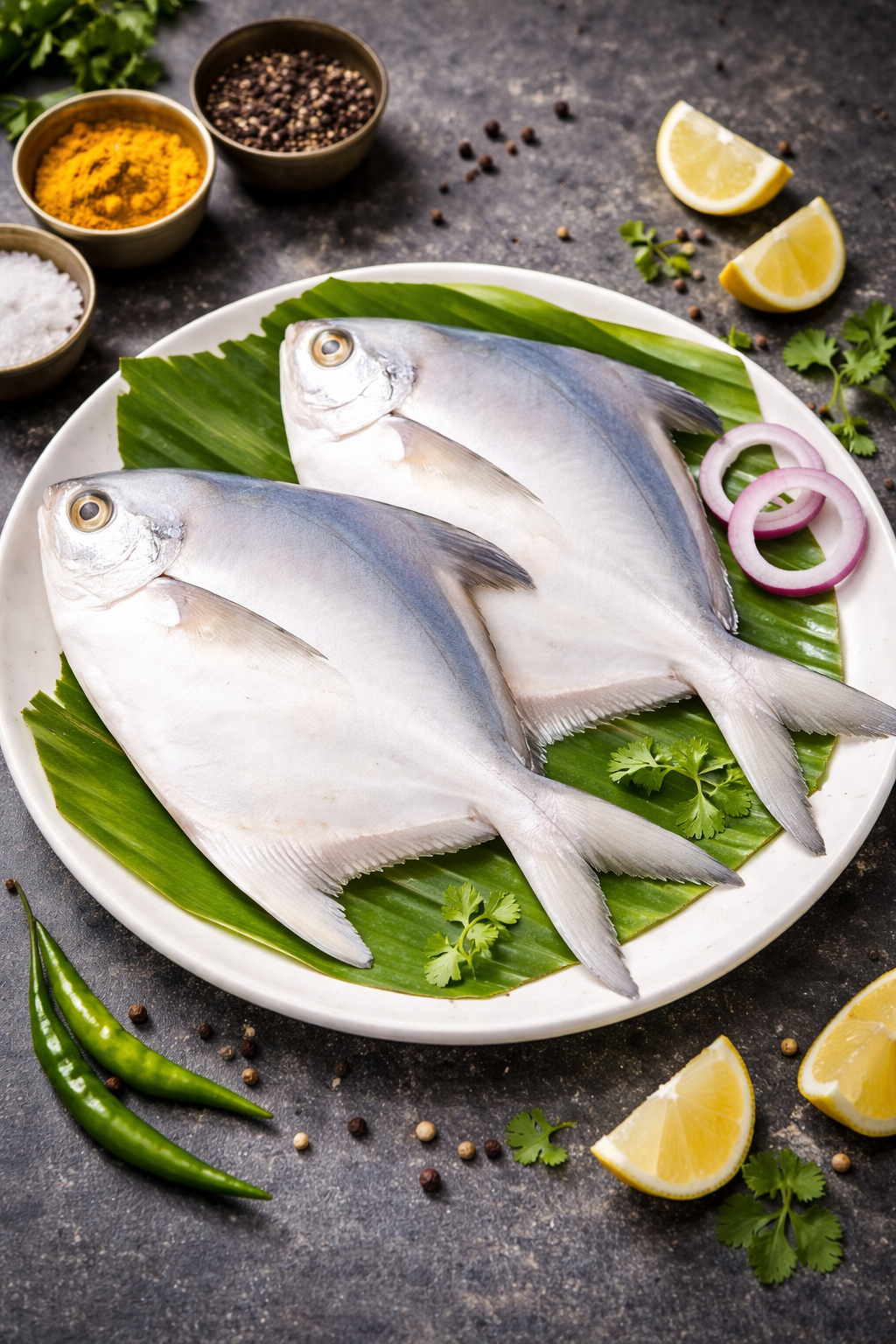 Pomfret/ পমফ্রেট (100-150gms size) 500gms pack
